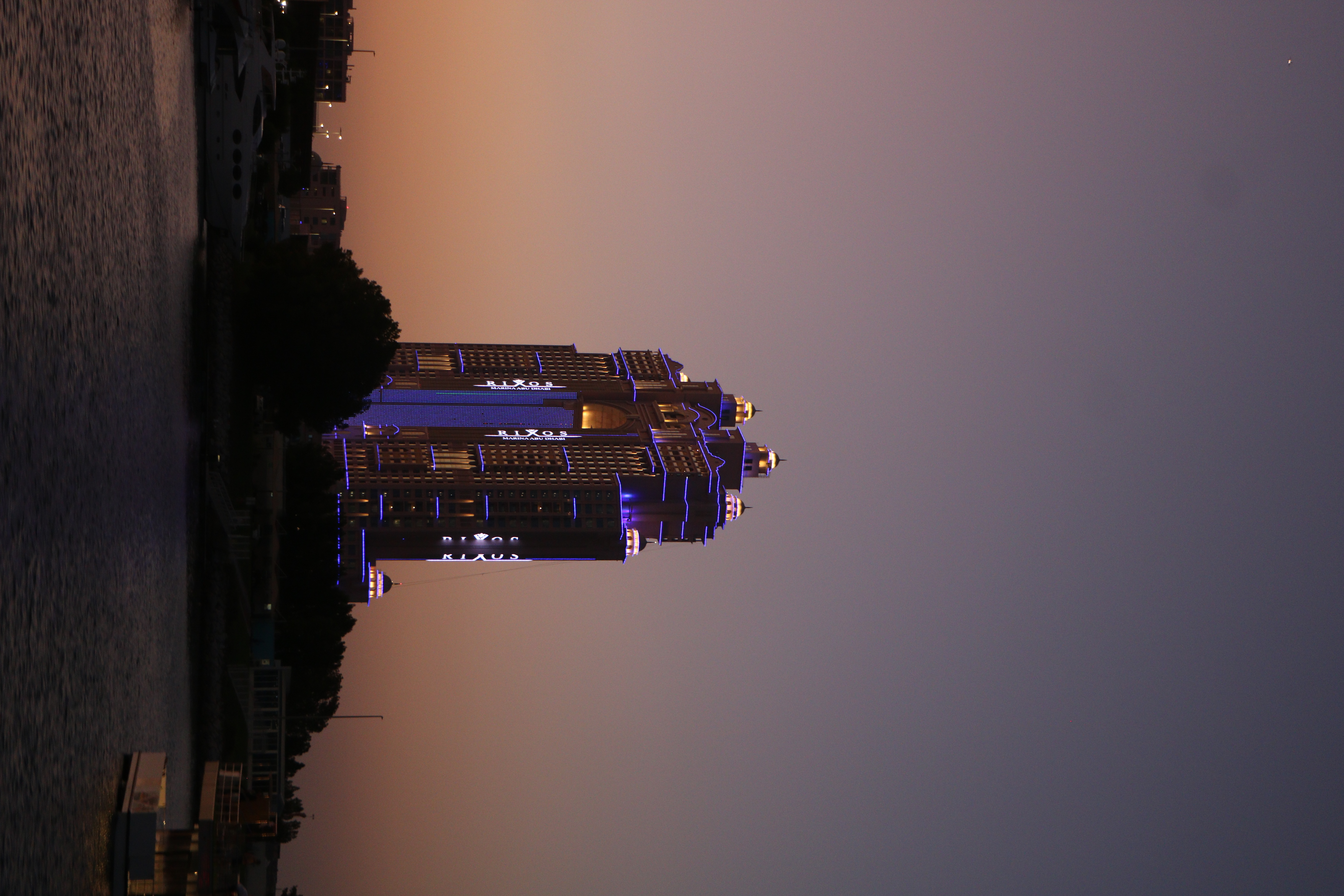 A grand gate in Abu Dhabi