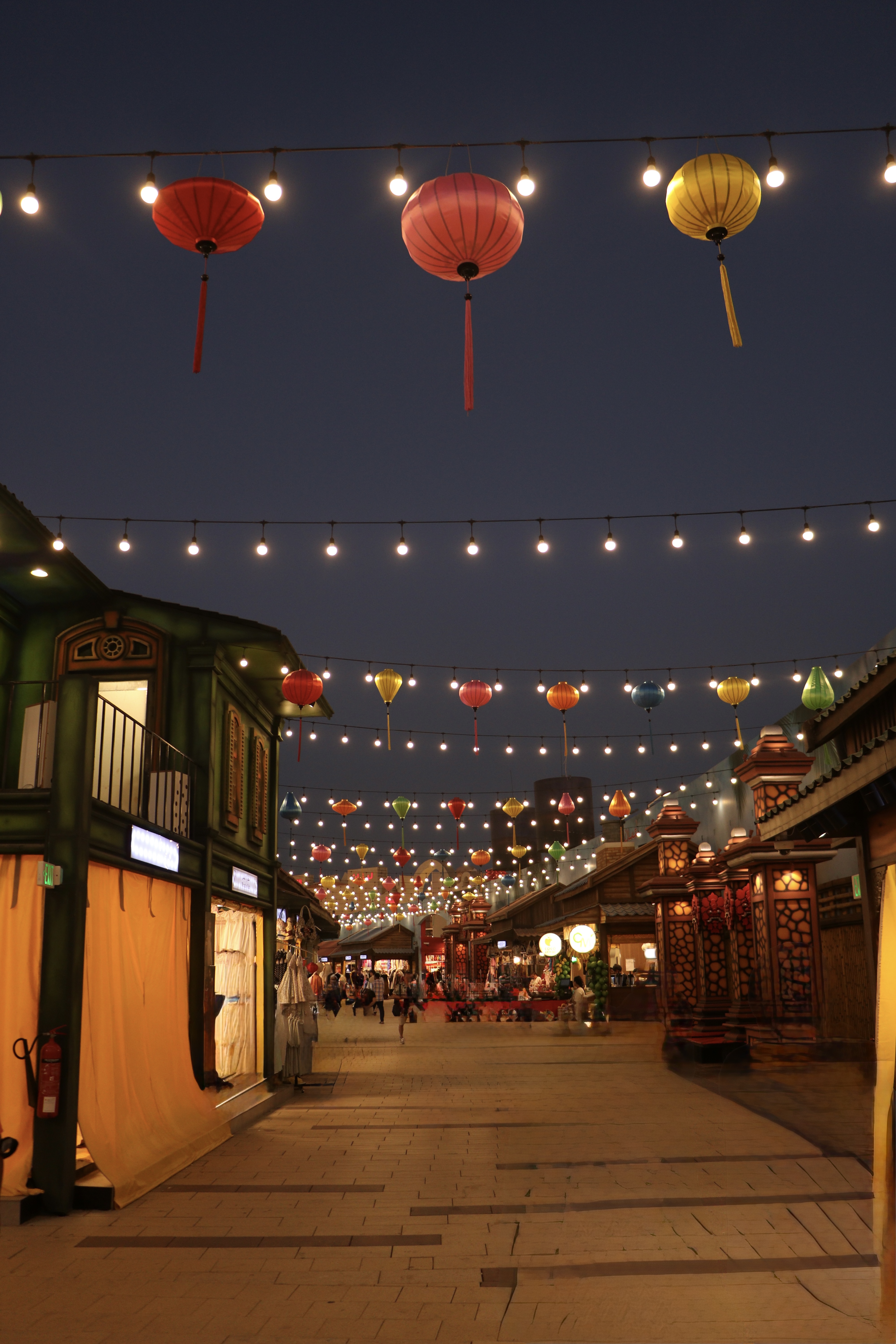 Colorful scene from a Chinese festival